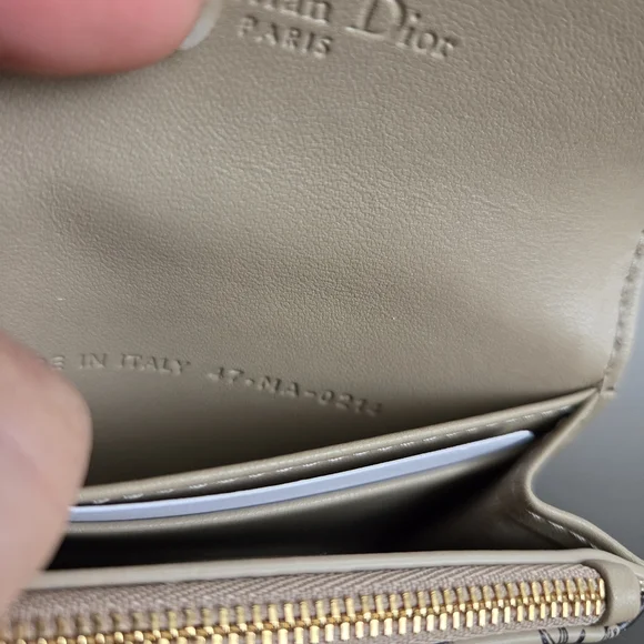 My Dior Glycine Wallet Beige Toile de Jouy Soleil Printed Calfskin - Picture 10 of 11